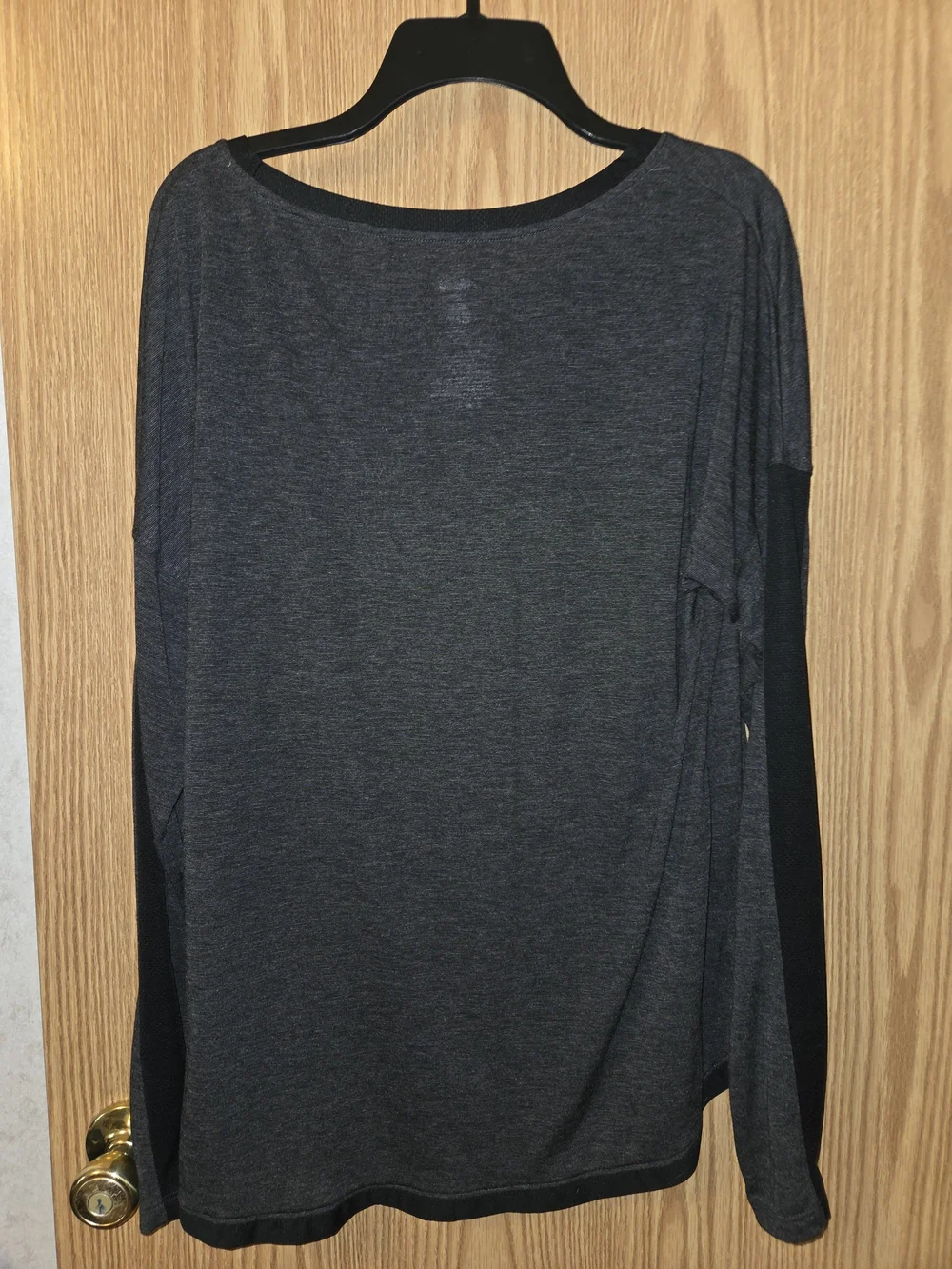 Avia Dark Gray Crewneck Sweater with Contrast Trim
